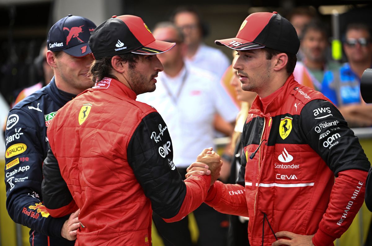 Leclerc y Sainz, trabajo en equipo para lograr la pole del monegasco para el Gran Premio de Francia de F1.