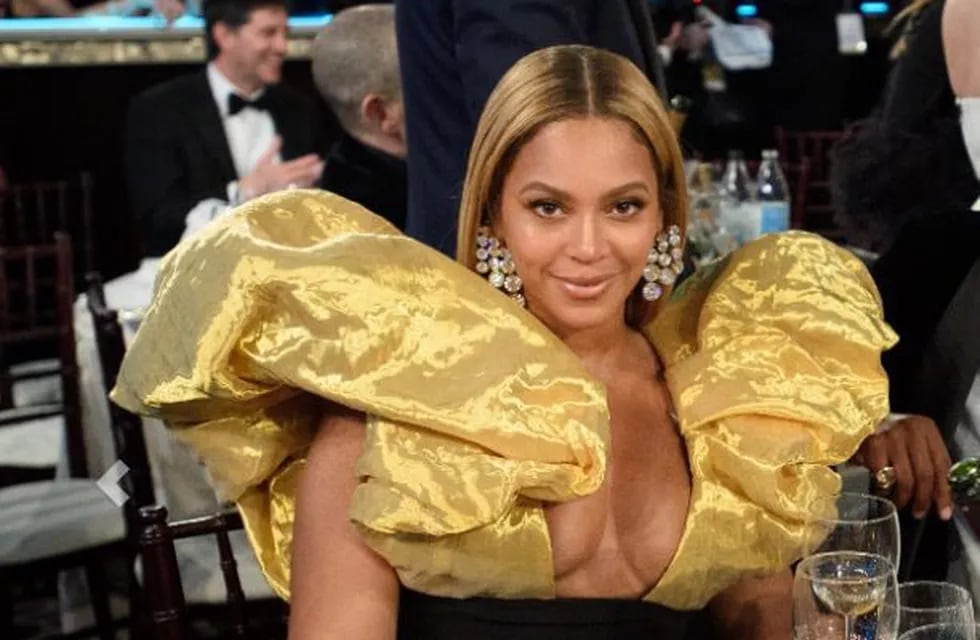 Beyoncé en los Globos de Oro (Foto:EFE)