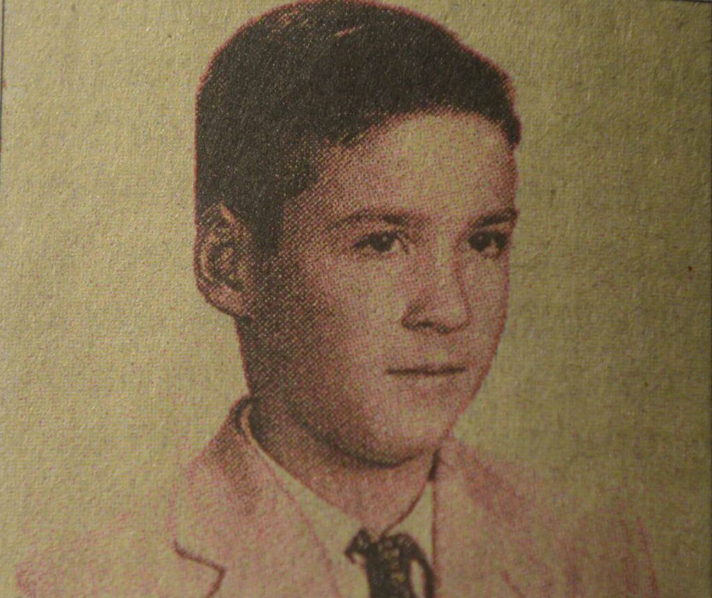 Juan Schiaretti de joven.