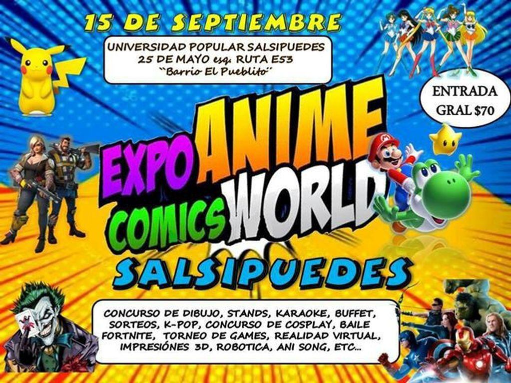 Expo Anime Comics World - Salsipuedes