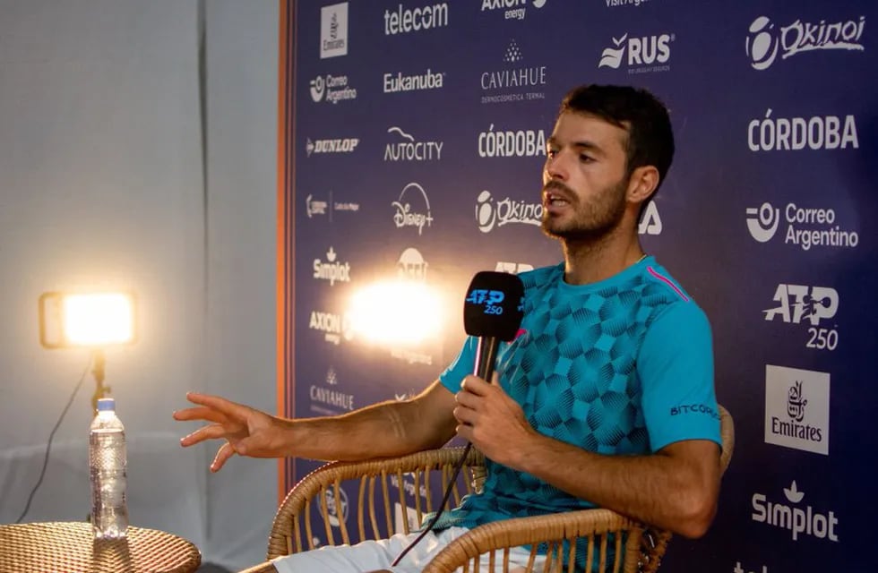El tenista de Jesús María, que clasificó a cuartos de final del Córdoba Open, habló sobre su salud física y mental en 2021