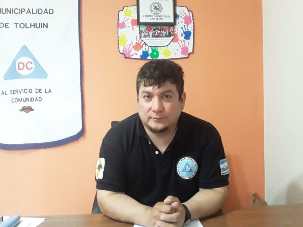 Director de Defensa Civil municipal Ricardo Bucarey