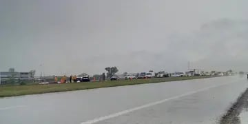 Choque fatal en la Autopista Rosario-Buenos Aires