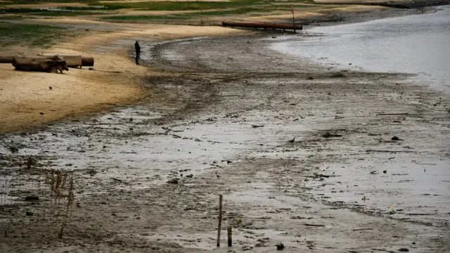 El río Paraná está en su nivel más bajo desde 1944