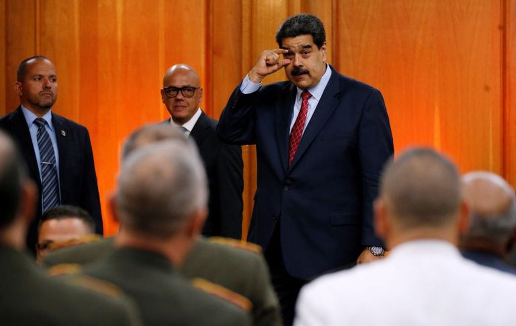 Nicolás Maduro, el 1 de febrero de 2019. (AP)