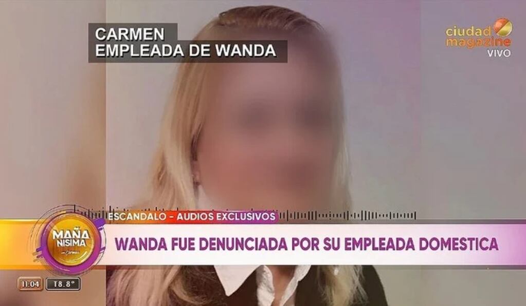 La empleada de Wanda le reclamó dinero y pasajes para volver a Argentina.