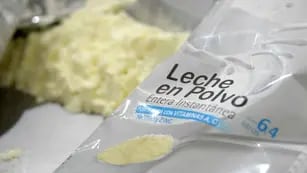 LECHE EN POLVO. Es el principal producto de exportación de la cadena láctea argentina. (Archivo Ministerio de Agricultura de la Nación)