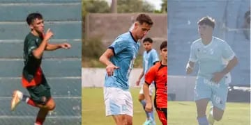 Gabutti, Schiavoni y Silva Futbolistas de Arroyito