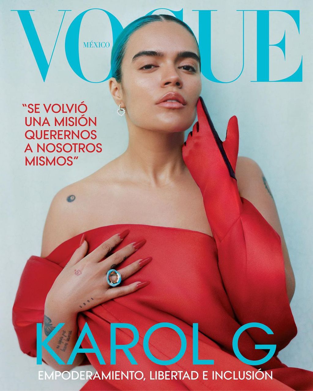 Karol G fue la tapa de Vogue.