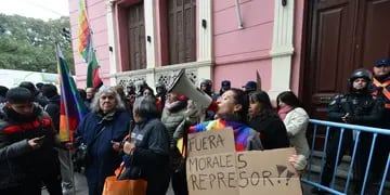 Protestas en la ciudad de Córdoba en repudio a la represión en Jujuy.