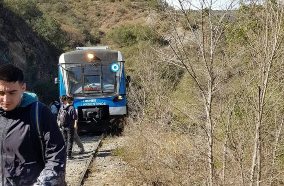 El tren descarriló a la altura de Cosquín. (Foto ilustrativa)