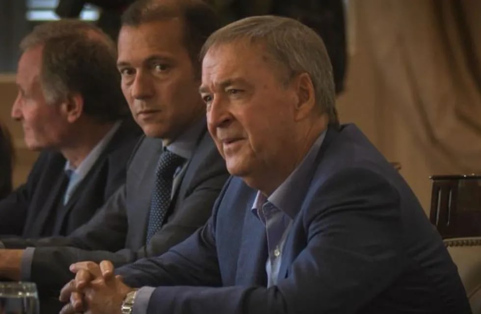 Schiaretti en la reunión con Mauricio Macri.