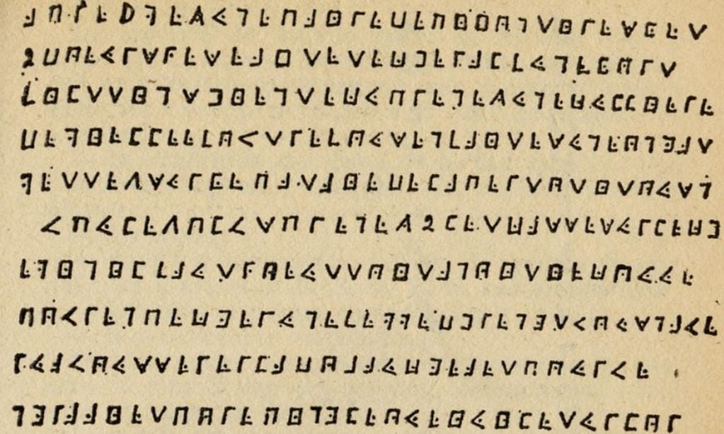 El supuesto criptograma Levasseur (Foto: globalintergold.info)