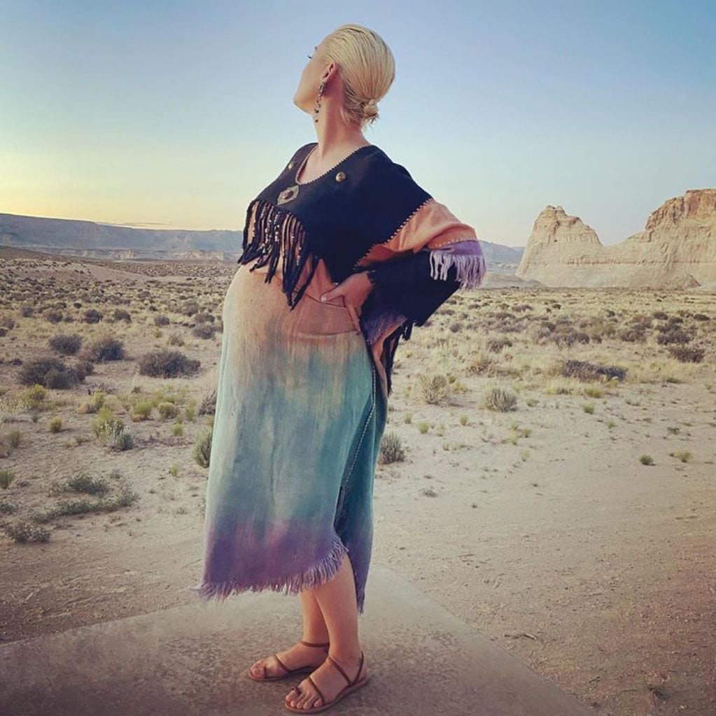 Katy Perry se encuentra cerca de terminar su embarazo. (Instagram/@katyperry)