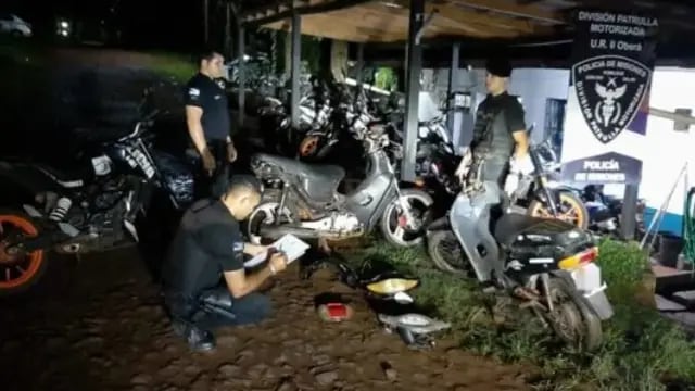Oberá: recuperan tres motocicletas robadas