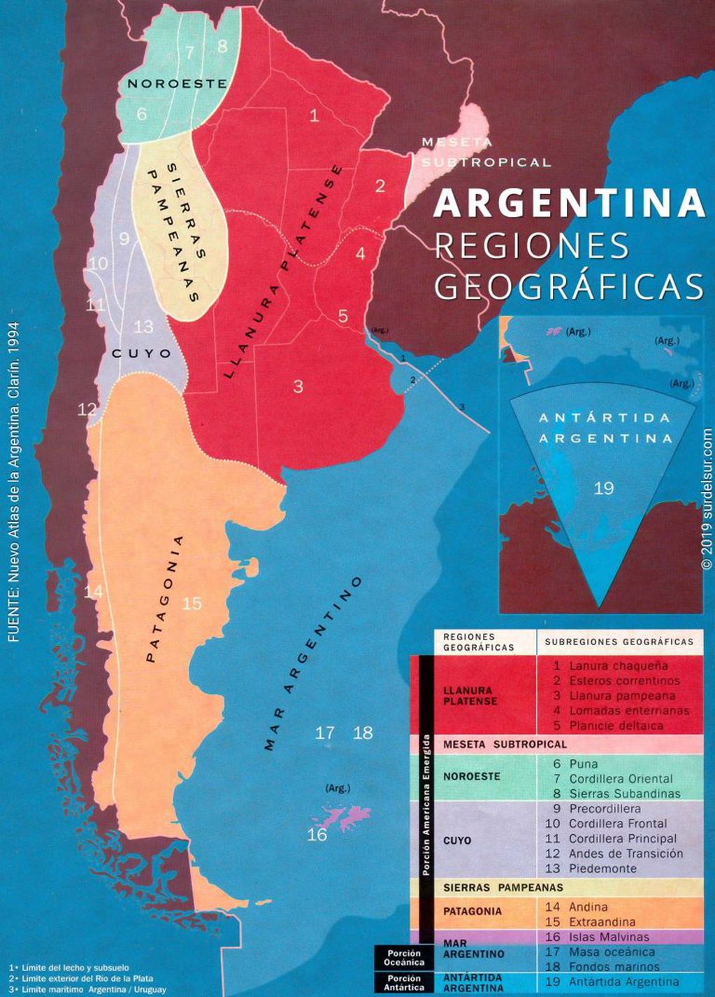 Cartografía oficial de Argentina tal cual la conocíamos.