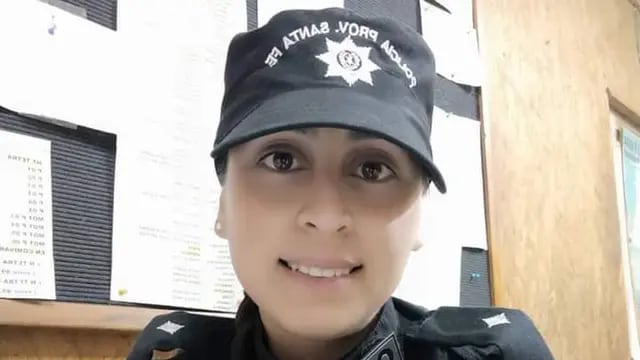 La policía Daniela Benítez