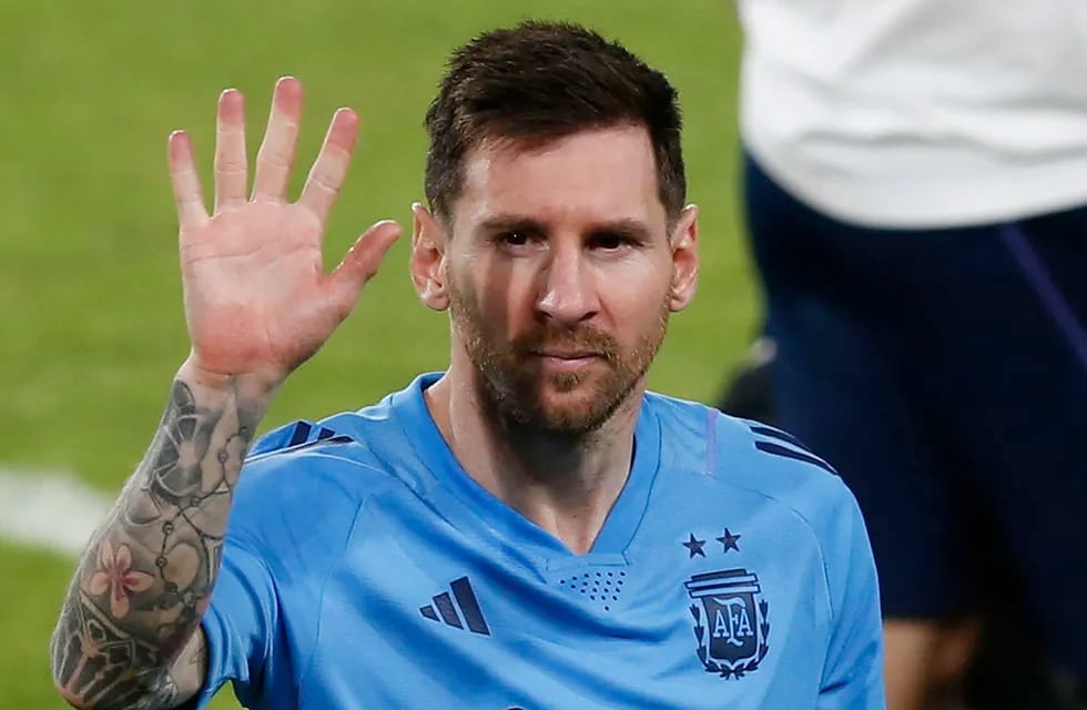 Lionel Messi se prepara para el Mundial de Qatar 2022. Foto: EFE.