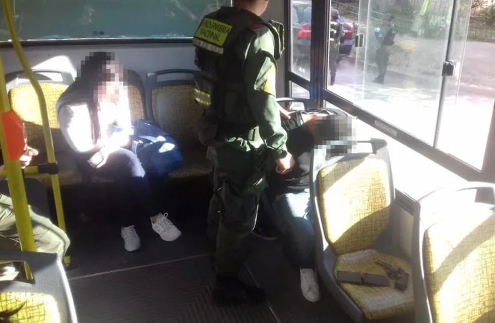 Primer detenido por Gendarmería en los operativos de control a colectivos en Córdoba.