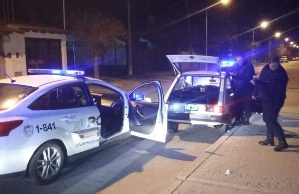 La Policía lo persiguió durante un kilómetro.