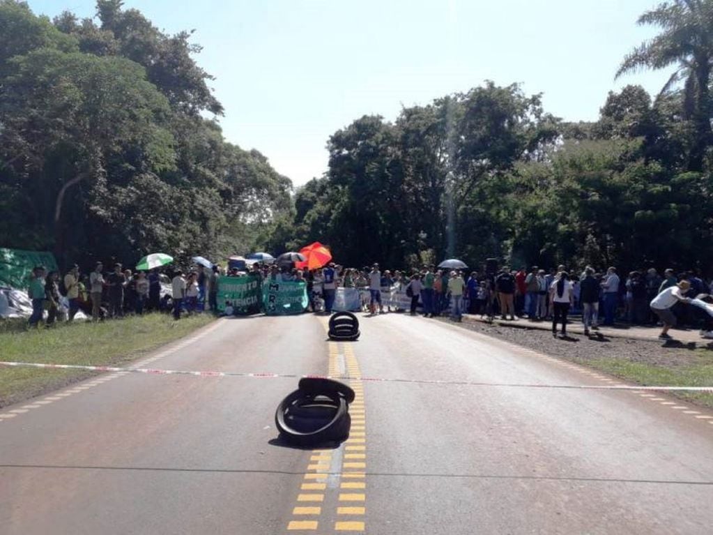 Protestas contra la construcción de la villa turística en Iguazú