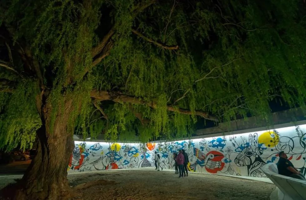 inauguración paseo del árbol Foto Horacio Lara