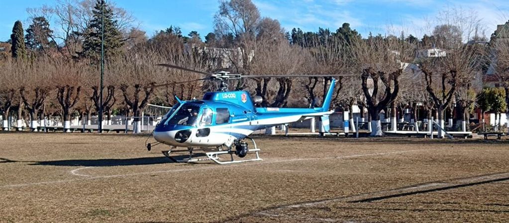 Un helicóptero se suma a la búsqueda de Federico Bono (U.R.D Punilla).