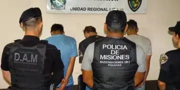 Tres detenidos tras el allanamiento a un desarmadero de motos robadas en Posadas