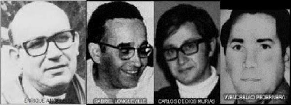 Monseñor Angelelli, Carlos de Dios Murias, Gabriel Longueville y Wenceslao Pedernera