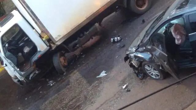 Accidente de tránsito en Eldorado dejó daños materiales