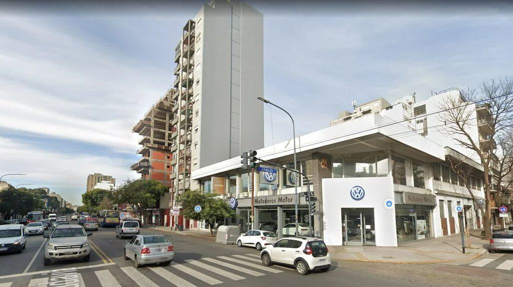 La zona del hecho donde se desarrolló el megaoperativo en Liniers
