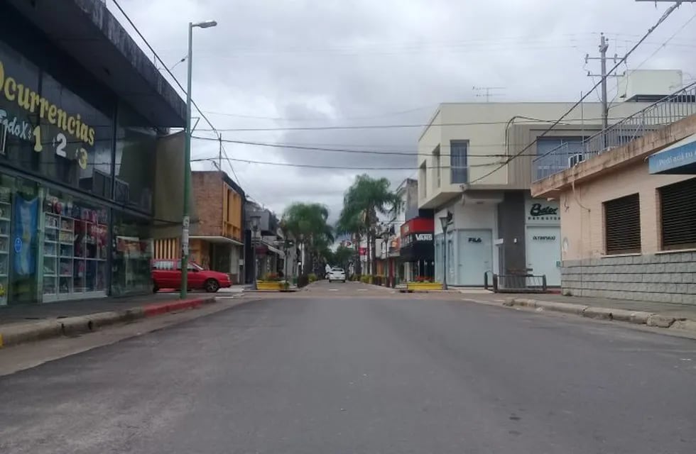 El centro de Gualeguaychú \nCrédito: Vía Gualeguaychú