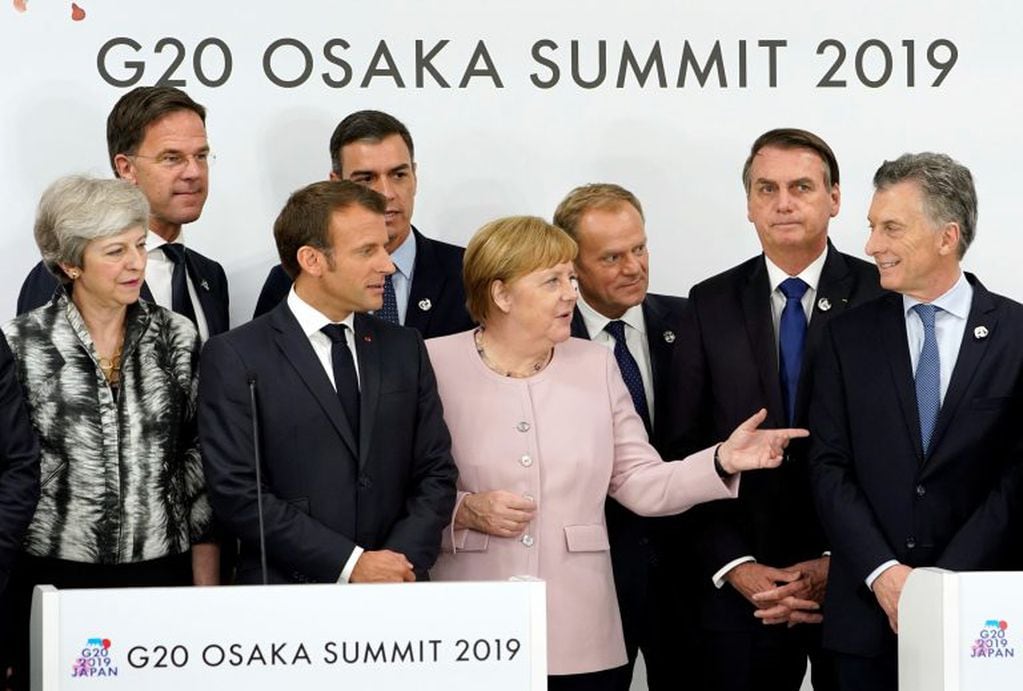 El acuerdo fue anunciado por los presidentes en el marco del G20 Osaka 2019. (Foto:EFE/EPA/FRANCK ROBICHON)