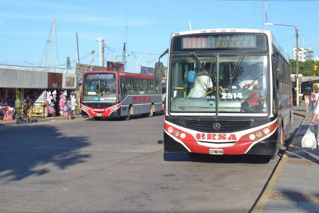 Paro de colectivos en Corrientes.