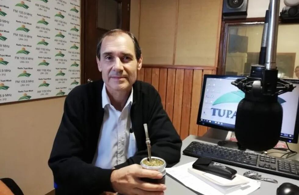Alberto Barros sacerdote vicepresidente de Cáritas en Posadas. (Radio Tupambaé)