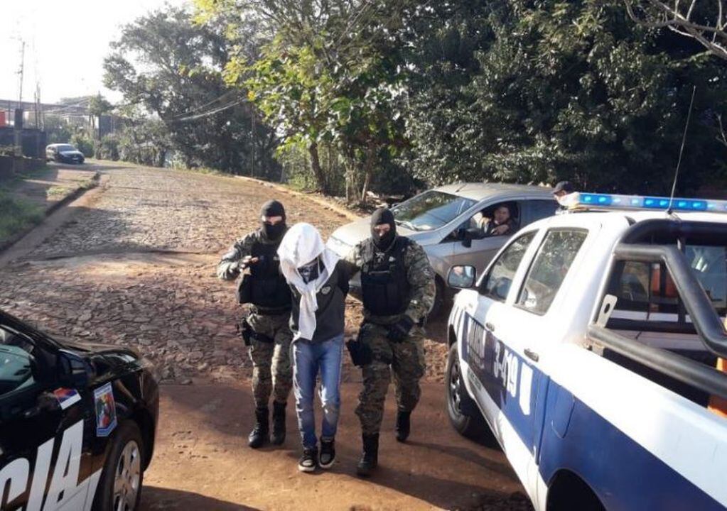 Capturaron al contacto local de la banda que atacó la Unidad Penal II de Oberá. (Foto: Policía de Misiones)