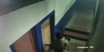 Eldorado: robó en una escuela y fue filmado por las cámaras de seguridad
