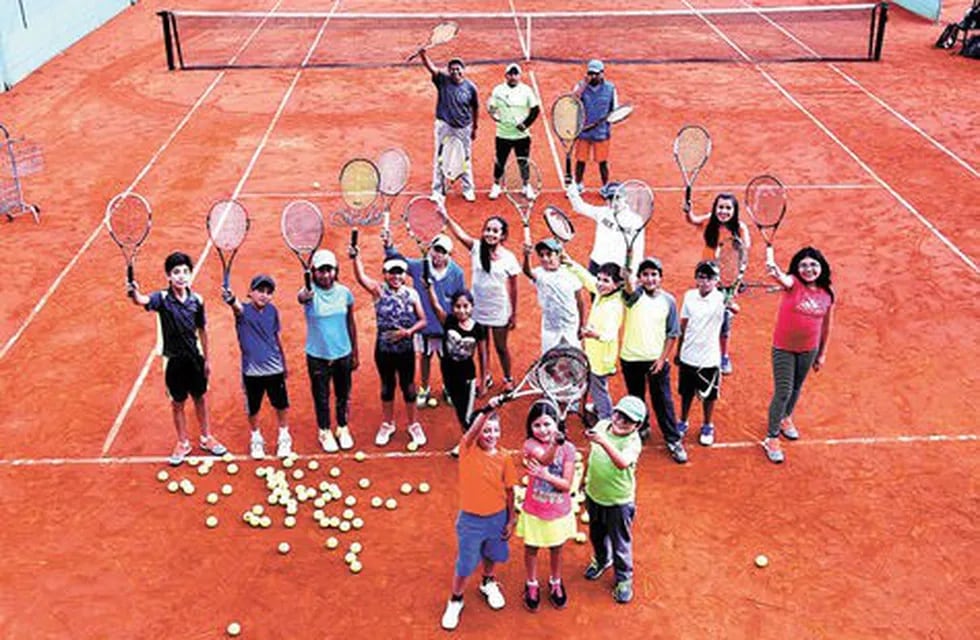 Escuela de tenis.