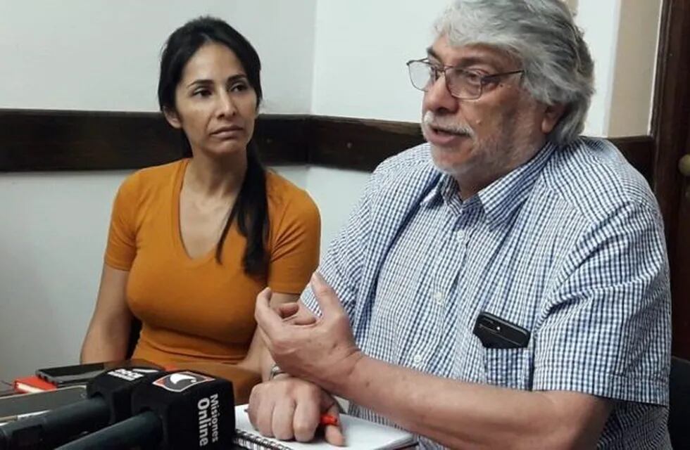 La diputada nacional Cristina Brítez y el expresidente de Paraguay y actual senador nacional, Fernando Lugo. (Misiones Online)