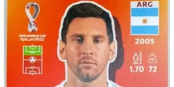 La figurita de Lionel Messi
