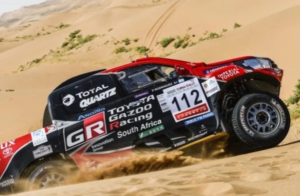 Después de dos temporadas, Lucio Álvarez vuelve al Dakar a bordo de un Toyota Hilux del equipo Overdrive.