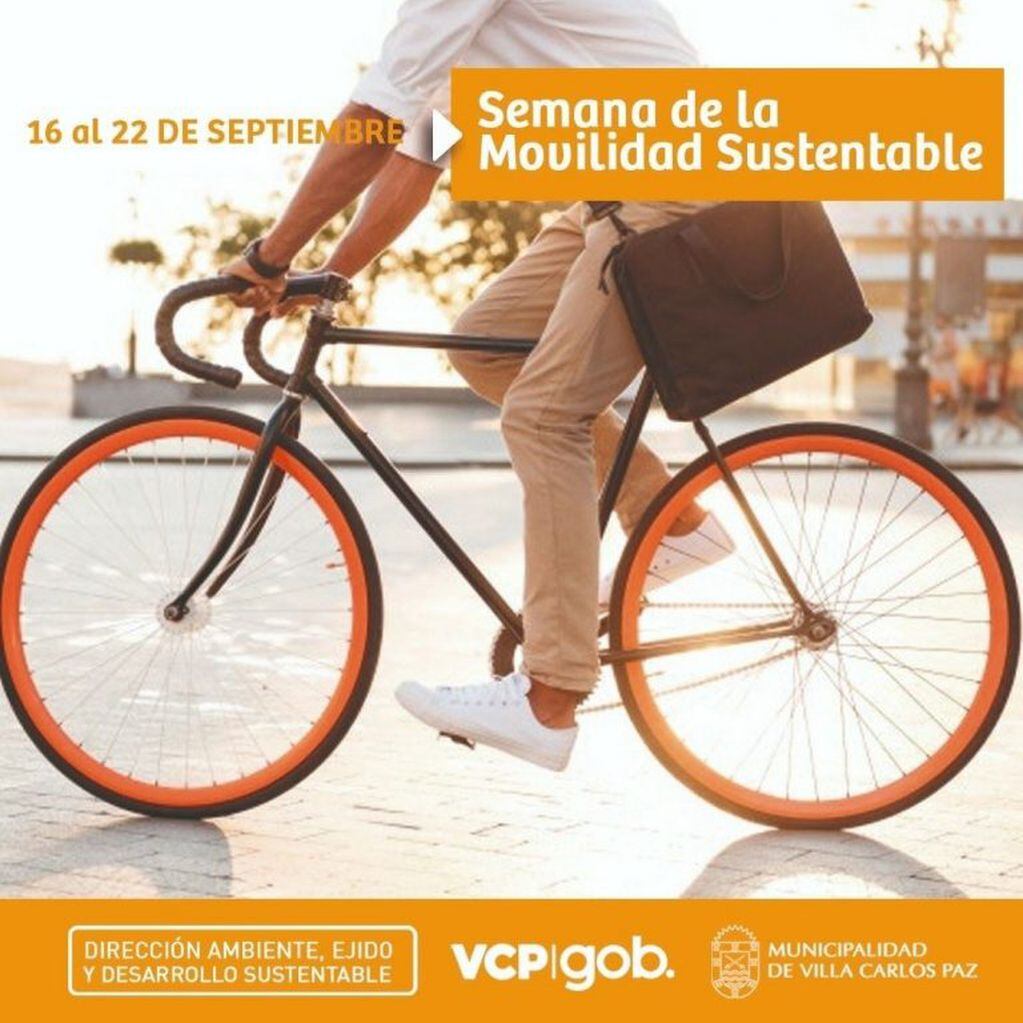 Del 16 al 22 de septiembre, "Semana de la Movilidad Sustentable".