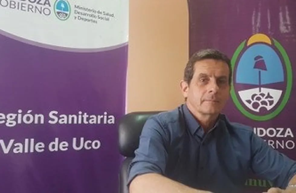 Rodolfo Guillen, director de la Región Sanitaria Valle de Uco.