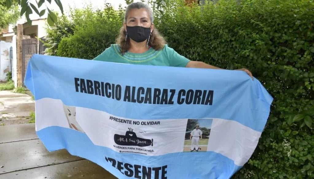 Madre de Fabricio Alcaraz, víctima del hundimiento del ARA San Juan.