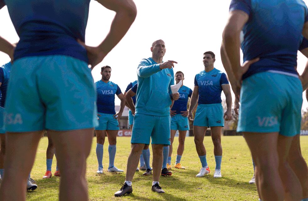 Felipe Contepomi era el entrenador asistente y asume como head coach de Los Pumas con la mira puesta en el Mundial de Australia. (Prensa UAR)
