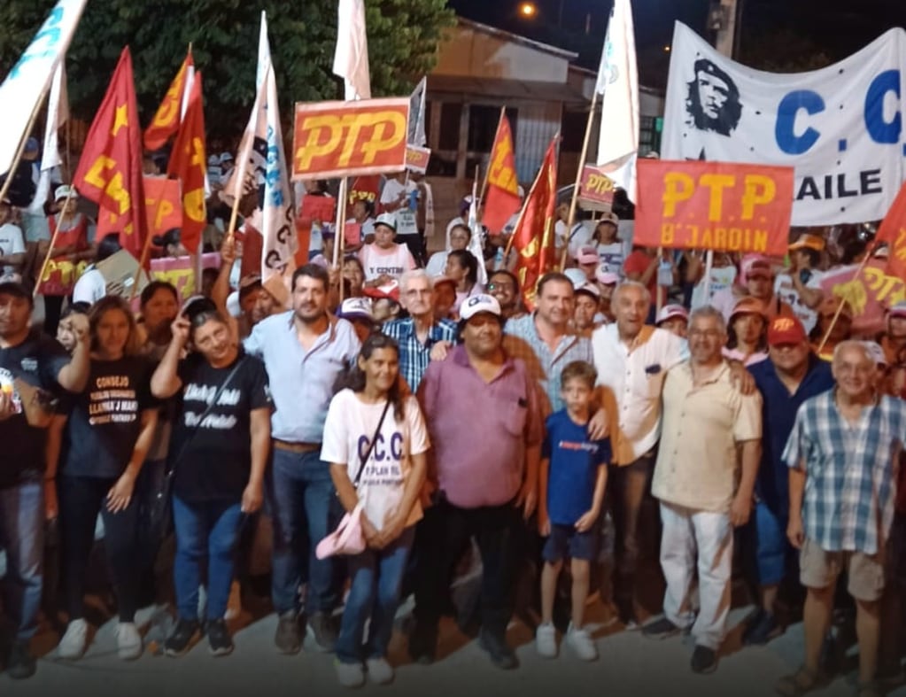 Promocionando su candidatura a gobernador por el frente Unidad por Jujuy,  Guillermo Snopek, días pasados encabezó un mitin político en la localidad Fraile Pintado.