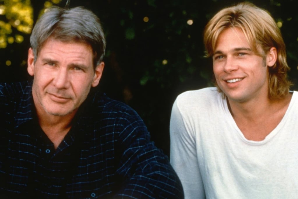 Brad Pitt y Harrison Ford juntos tras grabar "Enemigo Íntimo".