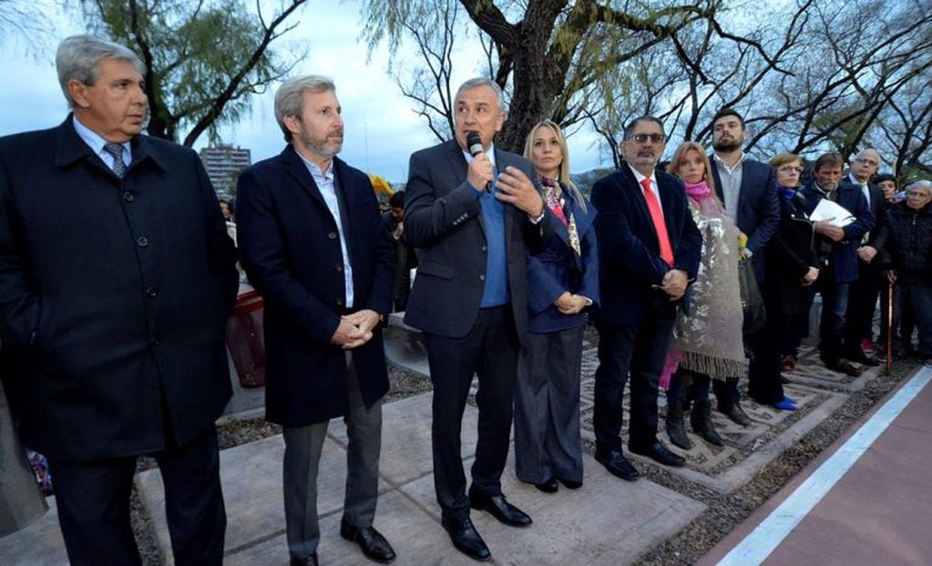 El gobernador Morales hizo uso de la palabra en el Xibi Xibi.