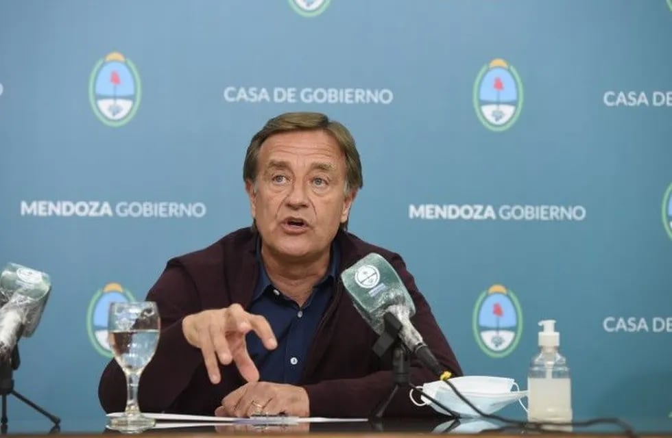 Rodolfo Suarez, gobernador de Mendoza.