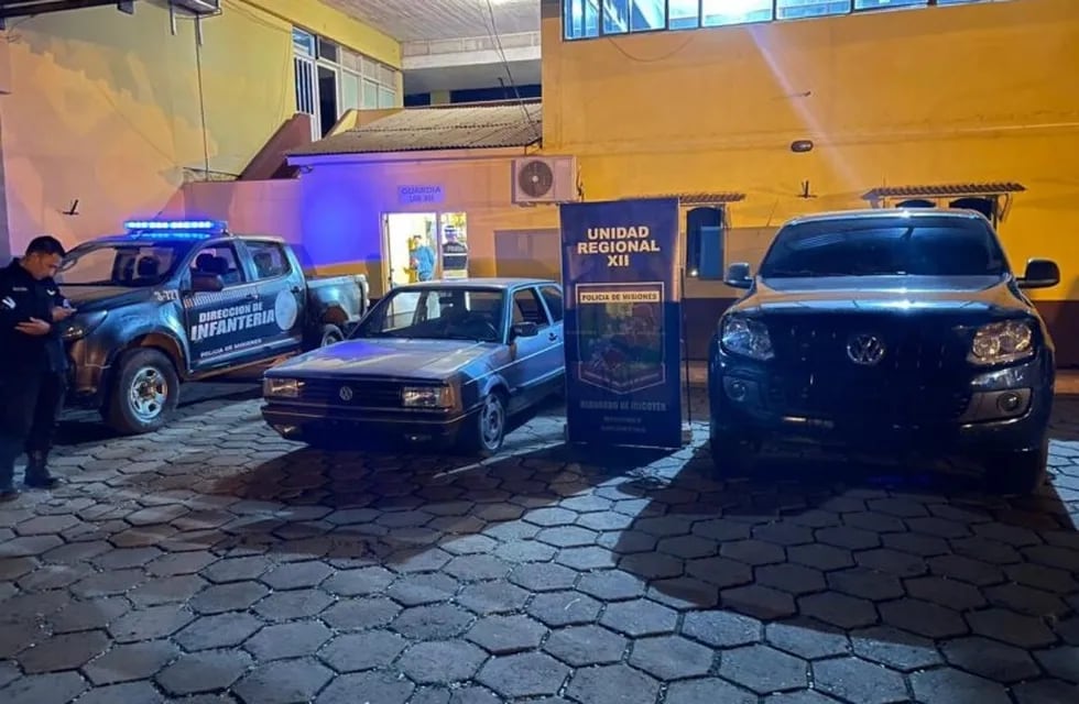 Recuperan en Bernardo de Irigoyen tres autos que fueron robados en Brasil.